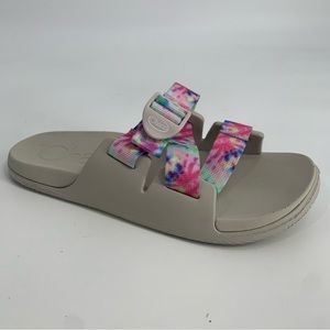 Chacos sandals Women’s 10 multicolor flat outdoor beach every day sandal.